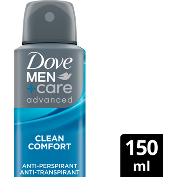 Dove Men+Care Advanced Anti-Transpirant Deodorant Spray Clean Comfort - JUMBO