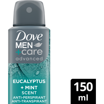 Dove Men+Care Advanced Anti-Transpirant Deodorant Spray Eucalyptus + Mint - JUMBO