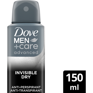 Dove Men+Care Advanced Anti-Transpirant Deodorant Spray Invisible Dry - JUMBO