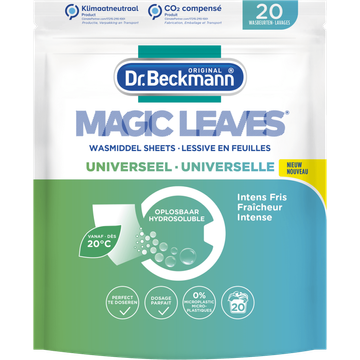 Dr. Beckmann Magic Leaves Wasmiddel Sheets Universeel - JUMBO