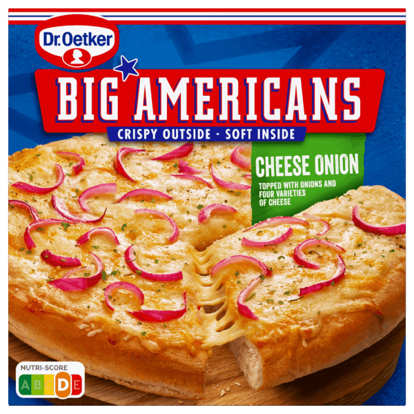 Dr. Oetker Big Americans Cheese Onion - PLUS