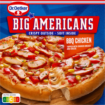 Dr. Oetker Big Americans Pizza BBQ Chicken - JUMBO