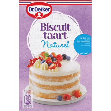 Dr. Oetker Biscuittaart Naturel Bakmix - JUMBO