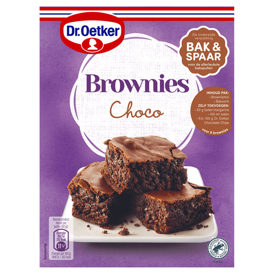 Dr. Oetker Brownies mix choco - Dirk