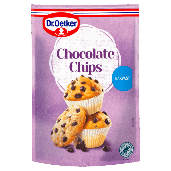 Dr. Oetker Chocolate chips taart versiering - PLUS