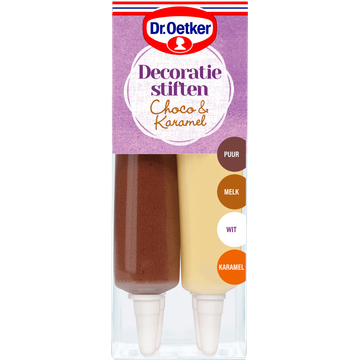 Dr. Oetker Decoratiestiften choco & karamel - JUMBO