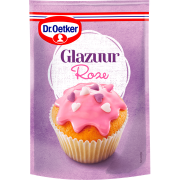 Dr. Oetker Glazuur Roze Taart Versiering - JUMBO