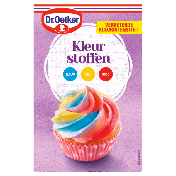 Dr. Oetker Kleurstoffen taart versiering - PLUS