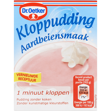 Dr. Oetker Kloppudding Aardbeien - JUMBO