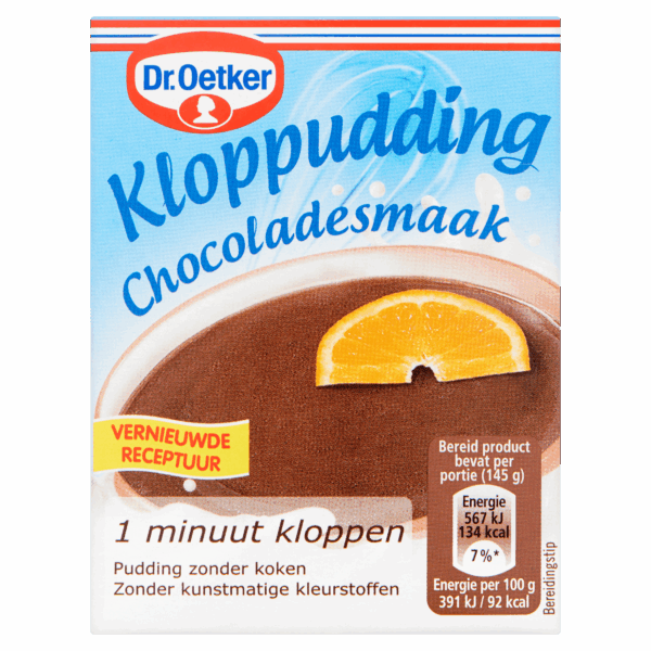 Dr. Oetker Kloppudding chocoladesmaak - PLUS
