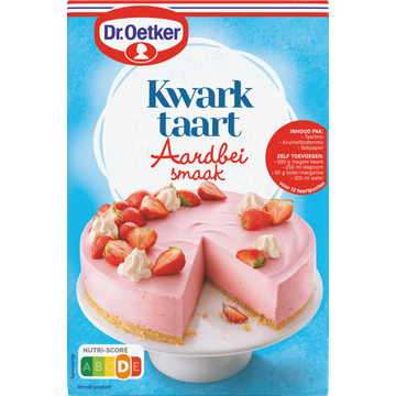 Dr. Oetker Kwarktaart Aardbeismaak Bakmix - JUMBO