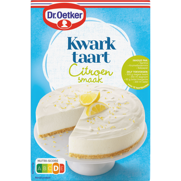 Dr. Oetker Kwarktaart Citroensmaak Bakmix - JUMBO