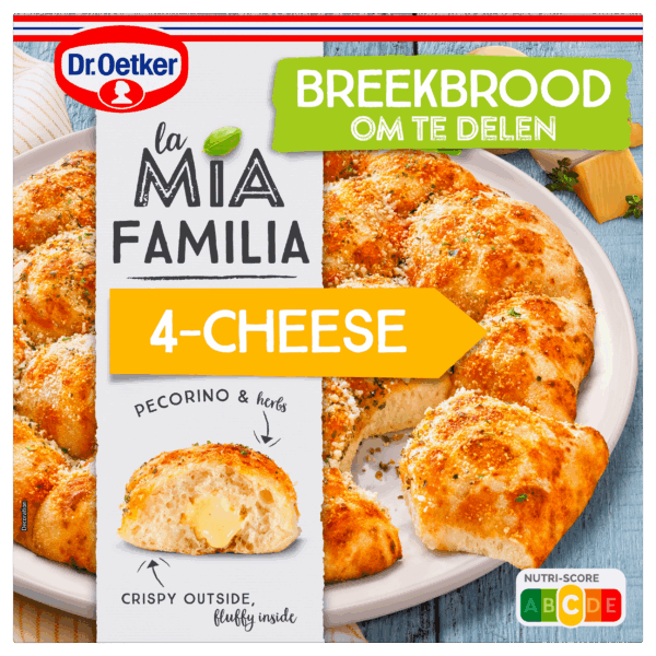 Dr. Oetker La Mia Familia 4 cheese breekbrood - PLUS