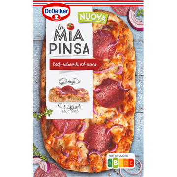 Dr. Oetker La Mia Pinsa pizza rundersalami - JUMBO