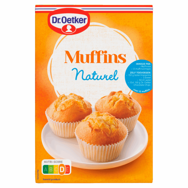 Dr. Oetker Muffins naturel bakmix - PLUS