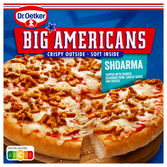 Dr. Oetker Pizza big americans shoarma - Dirk