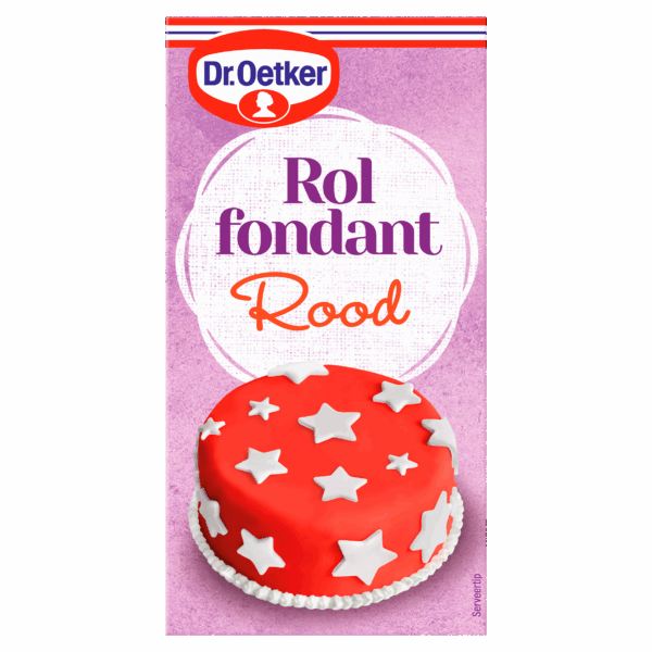 Dr. Oetker Rolfondant Rood - PLUS