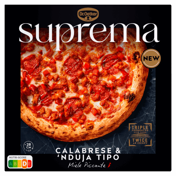 Dr. Oetker Suprema pizza calabrese nduja tipo - PLUS