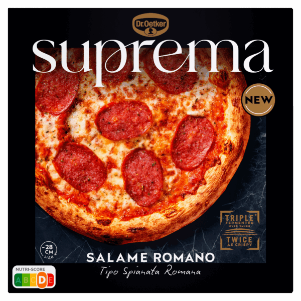 Dr. Oetker Suprema pizza salami romano - PLUS