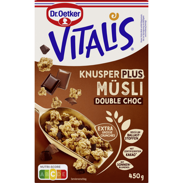 Dr. Oetker Vitalis Krokante Muesli Double Choco - JUMBO