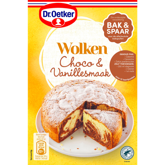 Dr. Oetker Wolkencake vanille - choco - Dirk