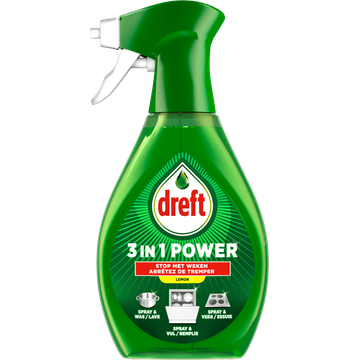 Dreft 3in1 Power Spray Vaat En Keuken Vetverwijderaar Citroen - JUMBO