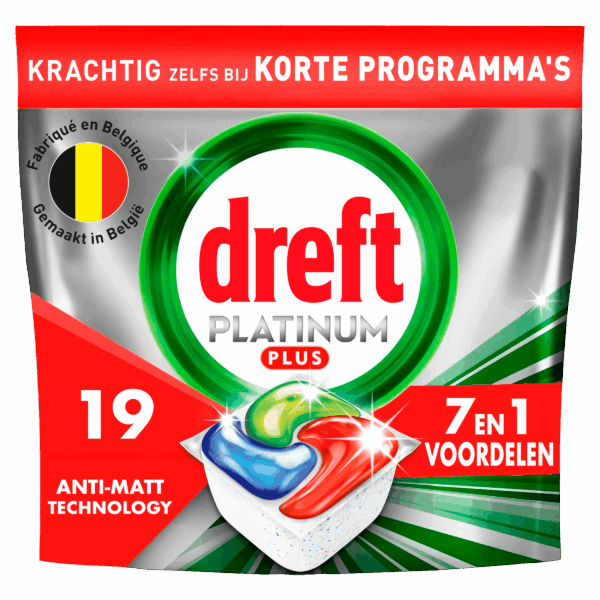 Dreft Platinum Plus Vaatwascapsules Original - PLUS
