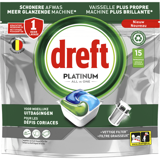 Dreft Vaatwastabletten platinum regular - Dirk