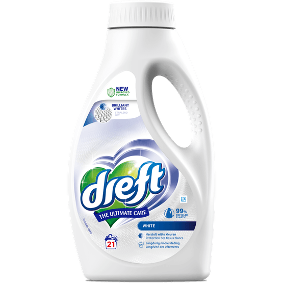 Dreft Vloeibaar wasmiddel care white - Dirk