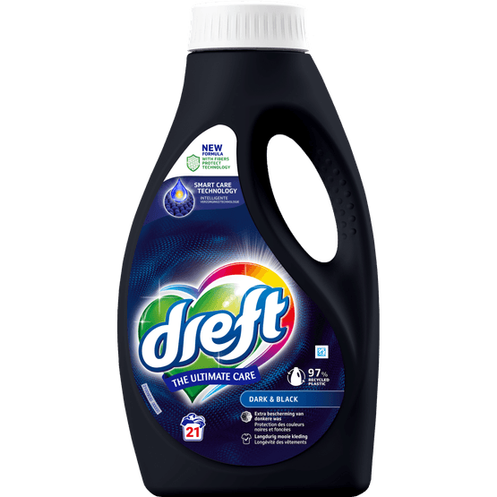 Dreft Wasmiddel care vloeibaar dark - Dirk