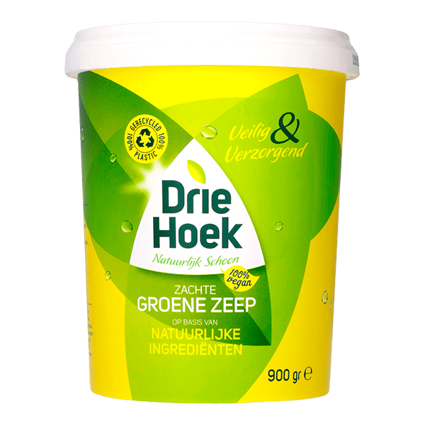 Driehoek Zachte groene zeep - PLUS