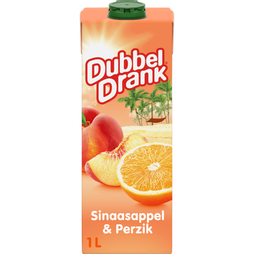 DubbelDrank Sinaasappel & Perzik met Appel - JUMBO