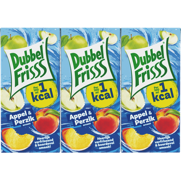 DubbelFrisss Appel & Perzik Smaak - JUMBO