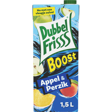 DubbelFrisss Boost Appel & Perzik - JUMBO