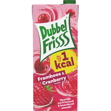 DubbelFrisss Framboos & Cranberry Smaak - JUMBO