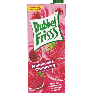 DubbelFrisss Framboos & Cranberry met Appel - JUMBO