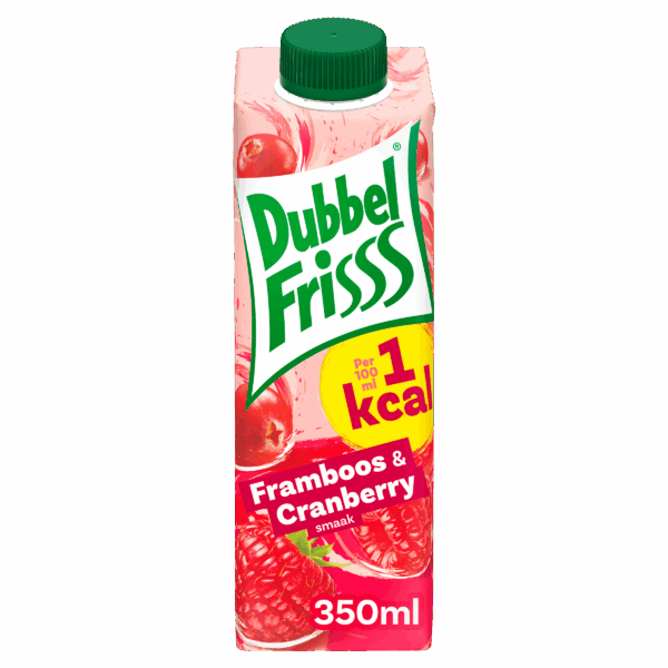 Dubbelfrisss 1Kcal framboos & cranberry - PLUS