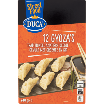 Duca Street Food Gyoza's 12 Stuks - JUMBO