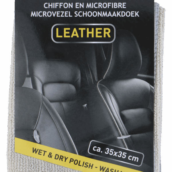 Dunlop Microvezeldoek leder - PLUS