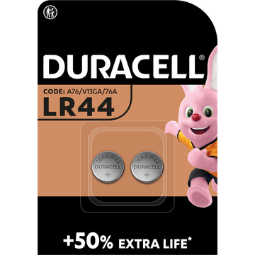Duracell Knoopcel LR44 2 Stuks - JUMBO