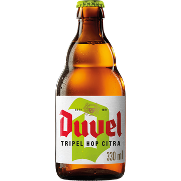 Duvel - Tripel Hop Citra IPA - Fles - 330ML - JUMBO