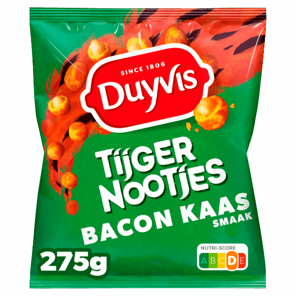 Duyvis Tijgernootjes Bacon Kaas - PLUS