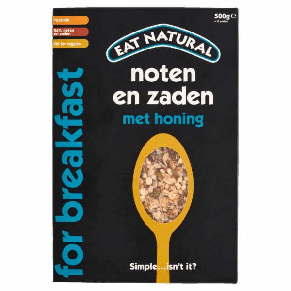 Eat Natural Ontbijtgranen Noten en Zaden - PLUS