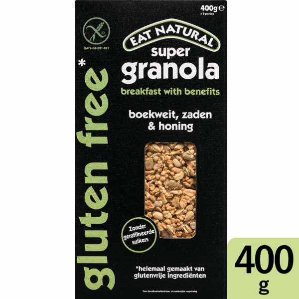 Eat Natural Super Granola Boekweit Glutenvrij - PLUS