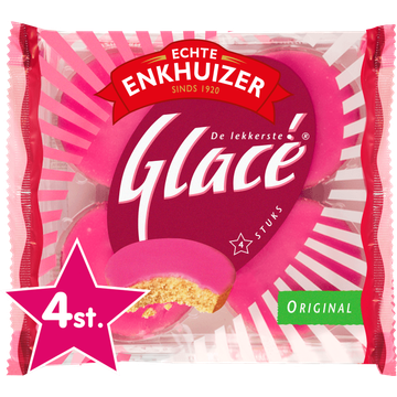 Echte Enkhuizer glacé roze koeken - JUMBO