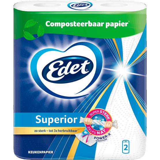 Edet Keukenpapier superior 2-laags - Dirk