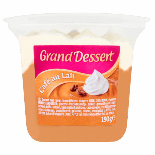 Ehrmann Grand dessert cafe au lait - PLUS