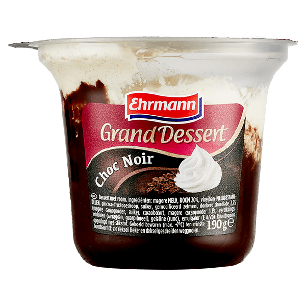 Ehrmann Grand dessert choc noir - PLUS