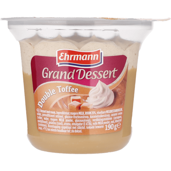 Ehrmann Grand dessert double toffee - Dirk