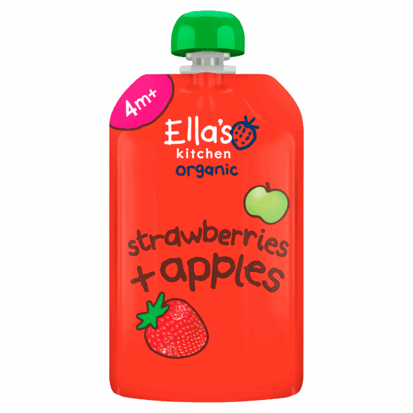Ella's Kitchen 4+ Strawberries Apples - PLUS